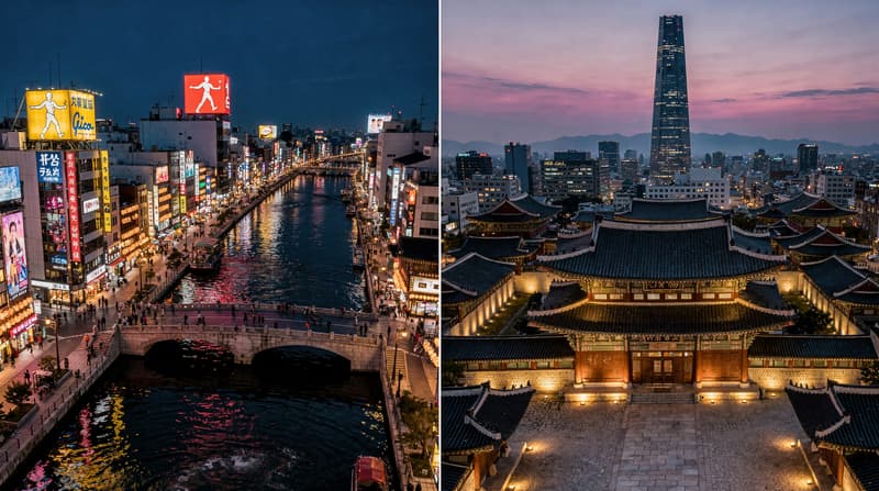 Corea del Sud vs Japó: Quin viatge asiàtic és el més adequat per a tu?